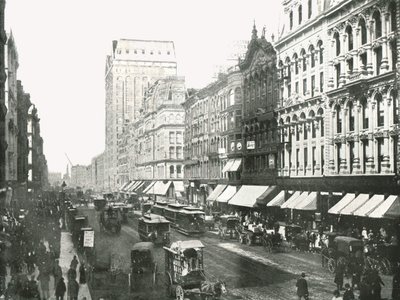 State Street, Chicago, USA, 1895. af W and S Ltd