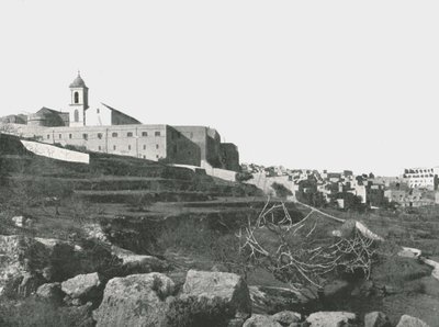 Fødselskirken, Bethlehem, Palæstina, 1895. af W and S Ltd