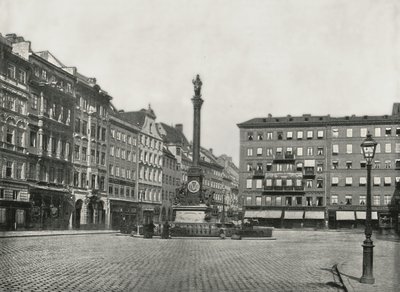 Karolinenplatz, München, Tyskland, 1895. af W and S Ltd