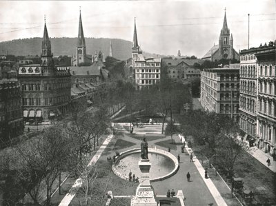 Victoria Square, Montreal, Canada, 1895. af W and S Ltd