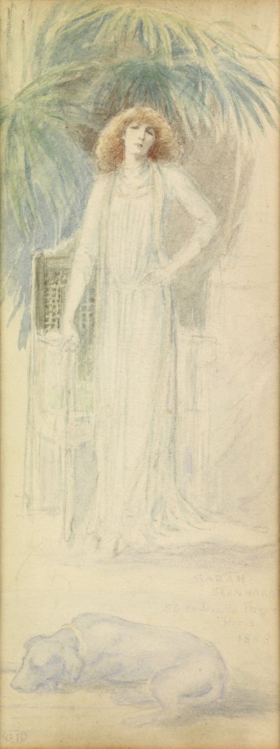 Sarah Bernhardt af Walford Graham Robertson