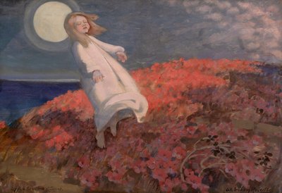 Up from the Waters of Sleep (olie på lærred) af Walford Graham Robertson