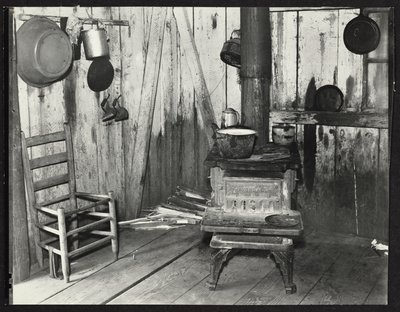 Alabama lejer landmandskøkken nær Moundville af Walker Evans