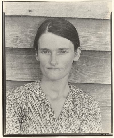 Allie Mae Burroughs, hustru til en bomuldsforpagter, Hale County, Alabama af Walker Evans