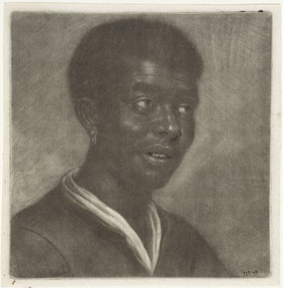 Hoved af en sort mand, ca. 1660-70 af Wallerant Vaillant
