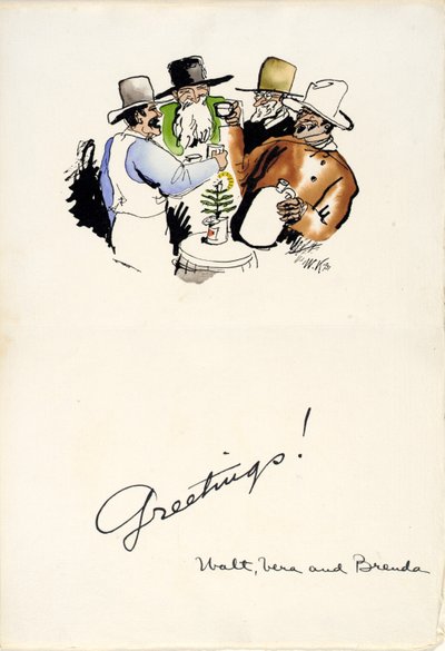 Julehilsener 1931 af Walt Kuhn