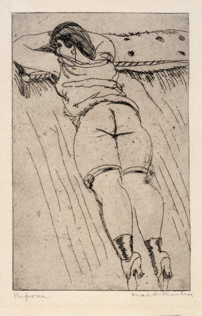Repose af Walt Kuhn