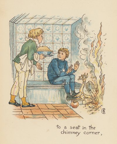 Illustration til Legends for Lionel af Walter Crane (farvelitografi) af Walter (after) Crane