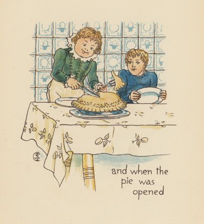 Illustration til Legends for Lionel af Walter Crane (farvelitografi) af Walter (after) Crane