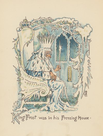 Illustration til Legends for Lionel af Walter Crane (farvelitografi) af Walter (after) Crane