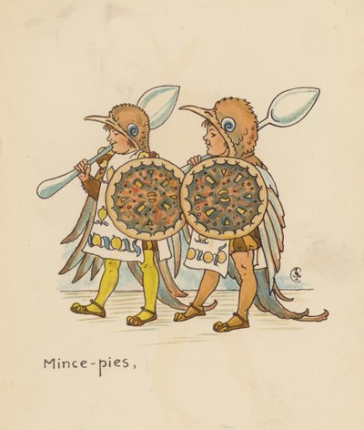 Illustration til Legends for Lionel af Walter Crane (farvelitografi) af Walter (after) Crane