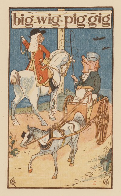 Side fra The Golden Primer (farve litho) af Walter (after) Crane