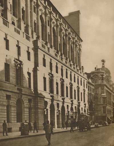 Bygningsrepræsentant for New London i Moorgate Street, c1935. af Walter Benington