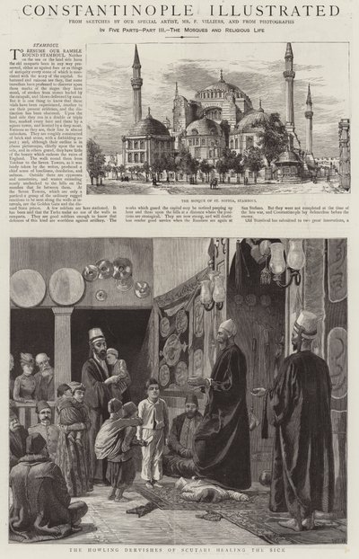 Konstantinopel illustreret af Walter Charles Horsley