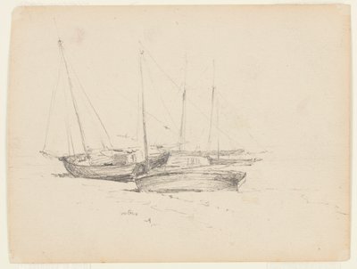 Fiskerbåde på kysten af Walter Clark