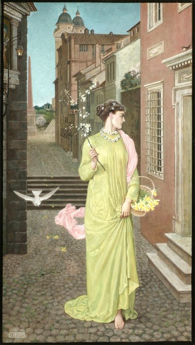 En forårsbebuder af Walter Crane