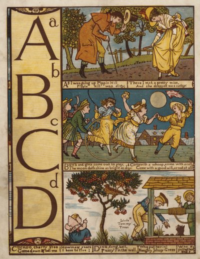 Alphabet (Color Litho) af Walter Crane