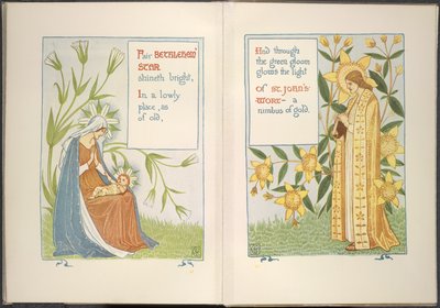 Bethlehem-stjerne og perikon af Walter Crane