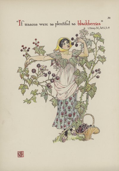 Blomster fra Shakespeares have af Walter Crane