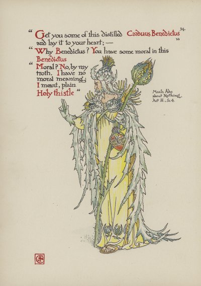 Blomster fra Shakespeares have af Walter Crane