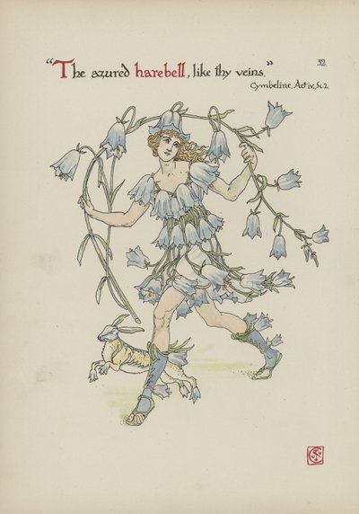 Blomster fra Shakespeares have af Walter Crane