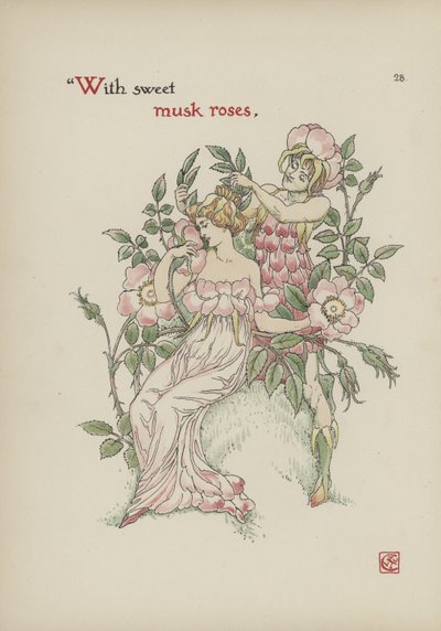 Blomster fra Shakespeares have af Walter Crane