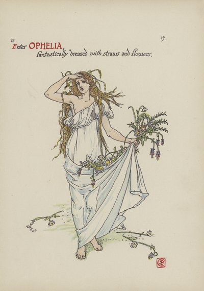 Blomster fra Shakespeares have af Walter Crane