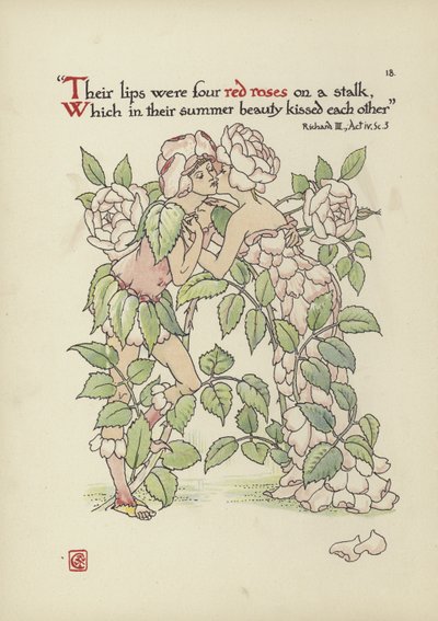 Blomster fra Shakespeares have af Walter Crane