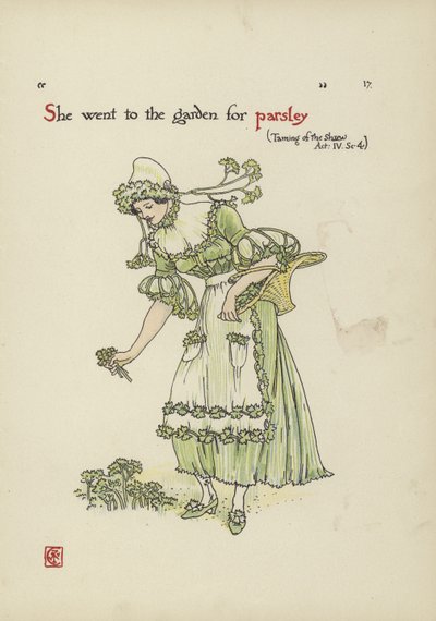 Blomster fra Shakespeares have af Walter Crane