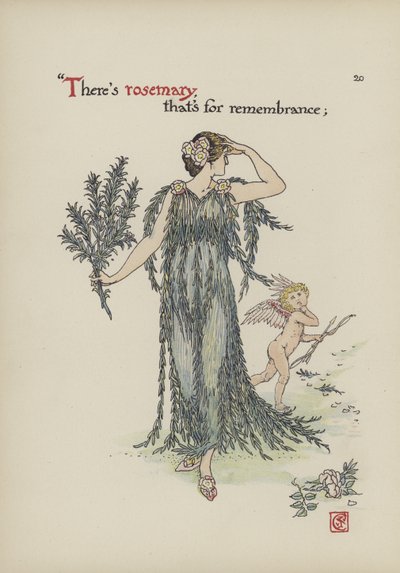 Blomster fra Shakespeares have af Walter Crane