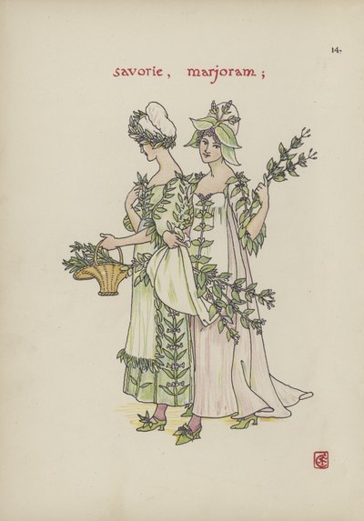 Blomster fra Shakespeares have af Walter Crane
