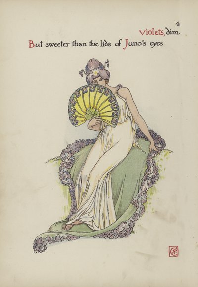 Blomster fra Shakespeares have af Walter Crane