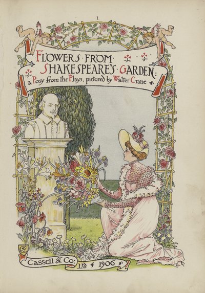 Blomster fra Shakespeares have af Walter Crane