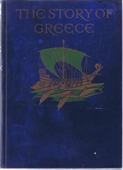 Forsidetavledesign, illustration fra The Story of Greece, 1930
