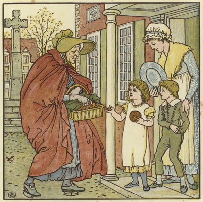 Hot Cross boller af Walter Crane