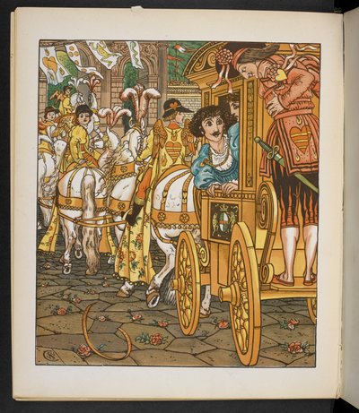 Illustration til frøprinsen. af Walter Crane