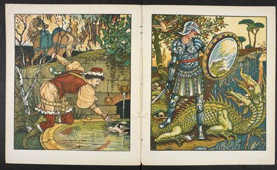 Illustration til historien, prinsesse Belle étoile. af Walter Crane