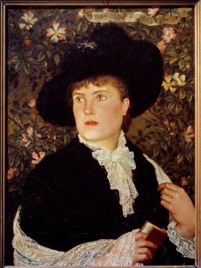 Portræt af Madame Walter Crane (? -1915) født Mary Frances Maleri af Walter Crane (1845-1915) 1882 Søn. 0,78x0,56 m Paris, musee d