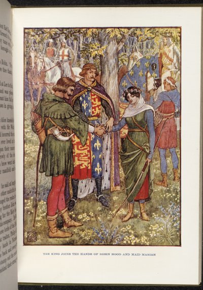 Robin Hood og Maid Marian af Walter Crane