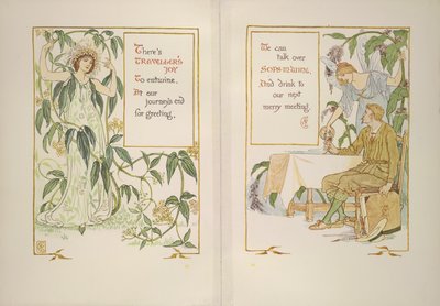 Rejseglæde og sopper i vin af Walter Crane
