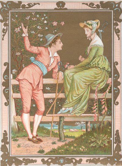 Valentin, 1876. af Walter Crane