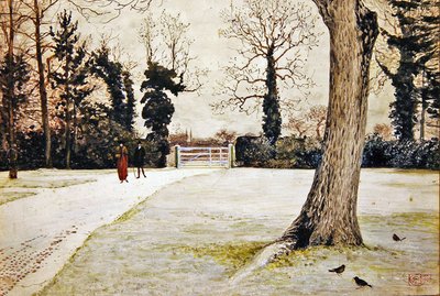 Yew Tree Farm, Brundish Farm, Suffolk af Walter Crane