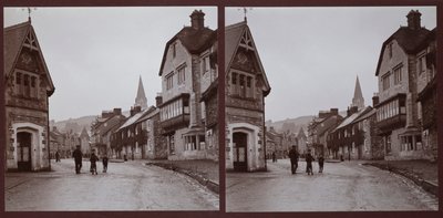Fore Street, Beer, East Devon, Devon, 1913. af Walter Edward Zehetmayr