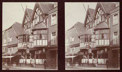 Old George Inn, 17 High Street, Salisbury, Wiltshire, 1913. af Walter Edward Zehetmayr