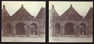 Somerton Market Cross, Market Place, Somerton, South Somerset, Somerset, 1913. af Walter Edward Zehetmayr