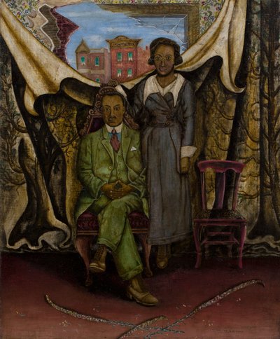 Far & Mor - Tintype af Walter Ellison