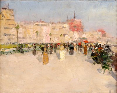 En strandpromenade, ca. 1891 af Walter Frederick Osborne