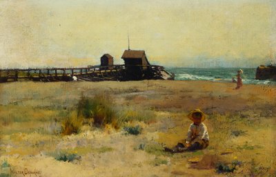 Dreng på en strand, 1884 af Walter Frederick Osborne