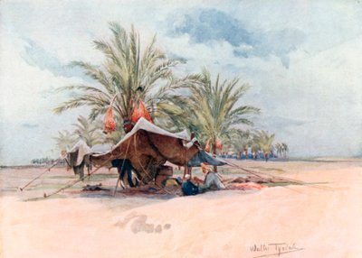 Et Bedawi-telt (farvelitografi) af Walter Frederick Roofe Tyndale