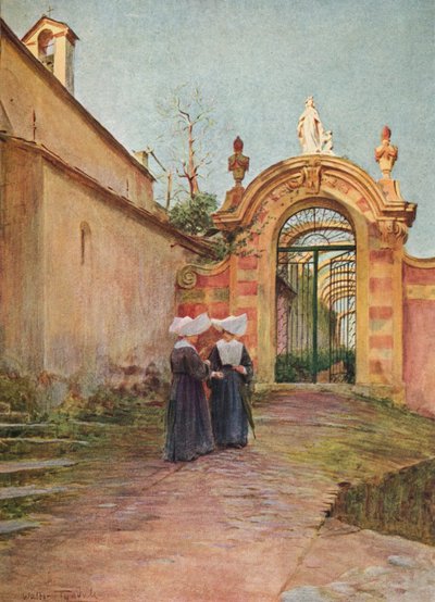 Indgang til Villa Centurione, S. Margherita Ligure, c1910, 1912 af Walter Frederick Roofe Tyndale